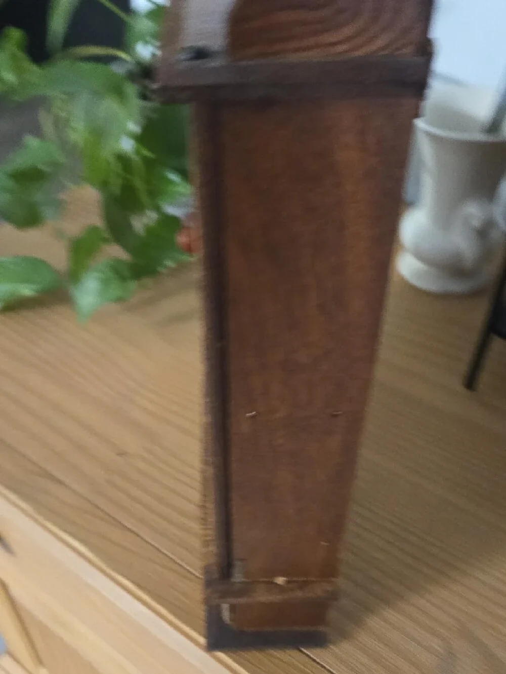 Vintage Wooden Spice Cabinet w/ Eagle Emblem – Retro Boho Kitchen Décor – Comple